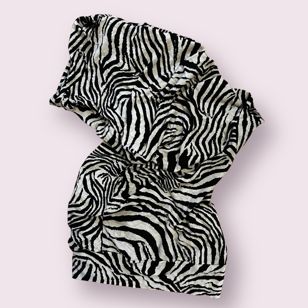 Junya Watanabe Comme des Garçons zebra deformation top 2004 / M